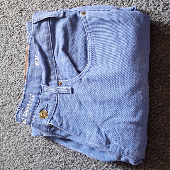 Massimo Supply Co Royal Blue Skinny Jeans W36 L30 - Picture 8 of 13